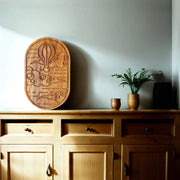 Hot air Ballon Wooden Wall Art