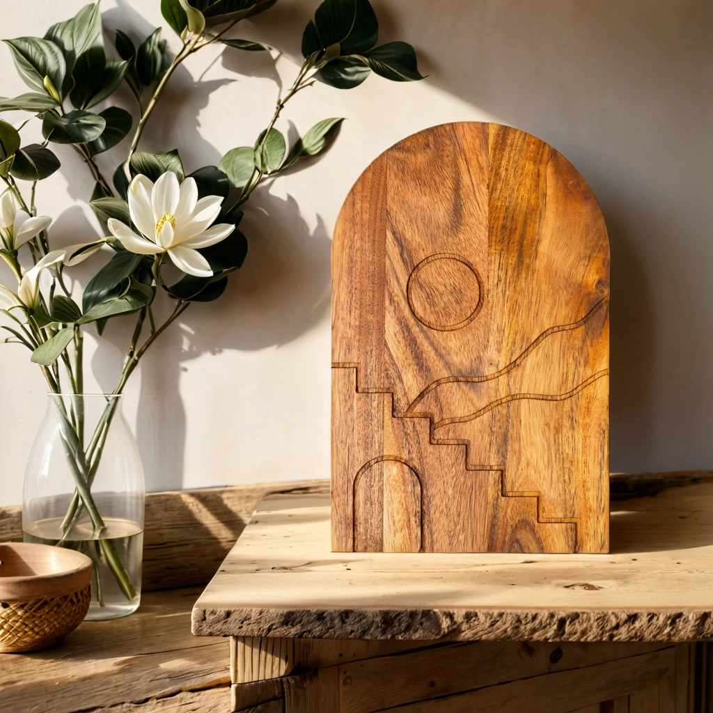 Stairs Leading to the Sun Wooden Wall Art