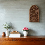 Royal Arch Carved Wooden Panel