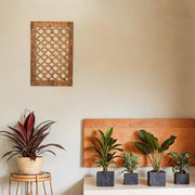 Timeless Lattice Wooden Panel