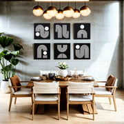 Geometric Elegance Wall Art Set | Minimalist Decor | Set of 6