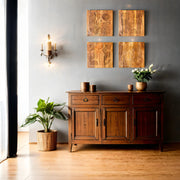 Peacock Sun Symphony (11 Inches) | Set of 4