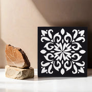 Floral Burst Wall Art – Modern Minimalist Wall Panel (11 Inches)