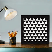 Geometric Harmony Handcrafted Wall Panel (11 Inches)